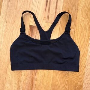 Athleta Ultimate Adjustable Black Sports Bra VGUC (No tag/ Fits Like Large/D-DD)